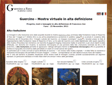Tablet Screenshot of guercino.fondazionecarifano.it